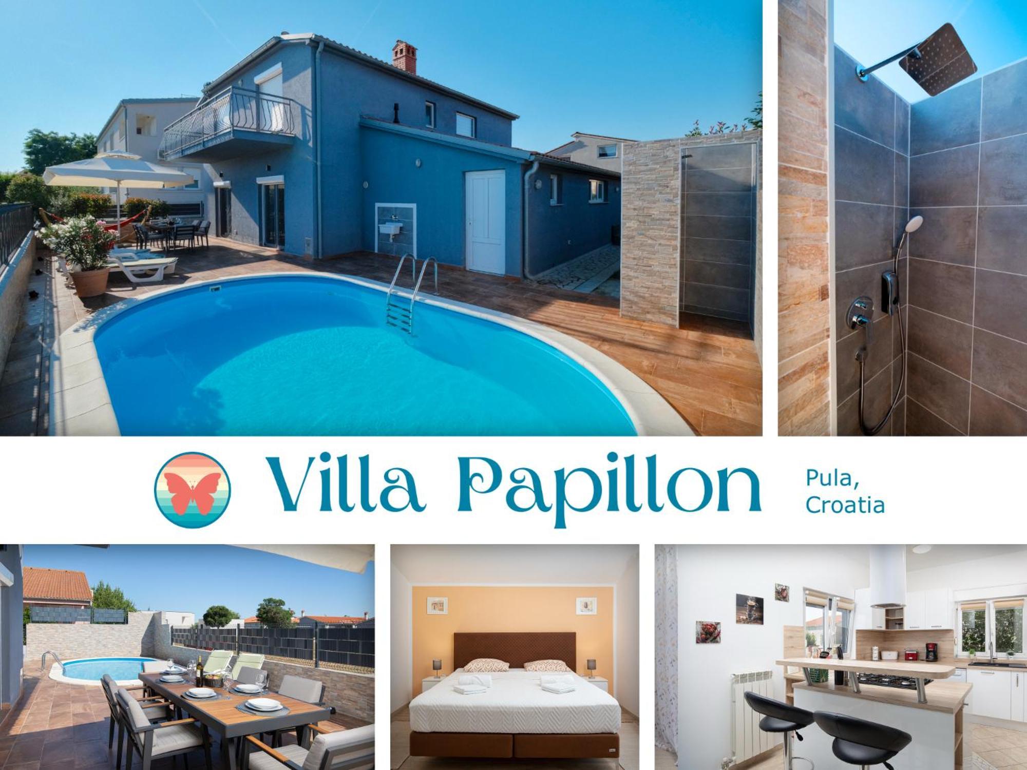 Villa Papillon - Top Ausgestattete Ferienoase Pola Esterno foto